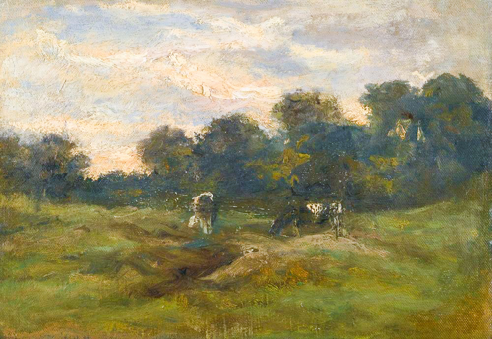 Ван Гог Коровы на лугу 1883
